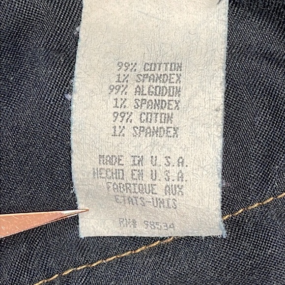 Billy Blues Vintage Denim Jean Skirt Side Slit Pencil 8 - Picture 9 of 11